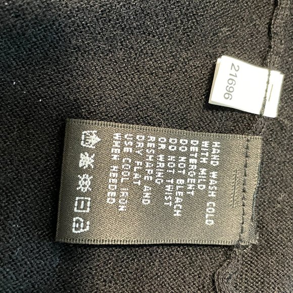 August Silk Heritage - Size Medium - Cardigan Sweater - Black/Brown - Picture 8 of 8